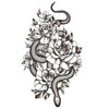 Temporary tattoo - Floral snake 6 - Skindesigned