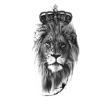 Temporary tattoo - Crowned lion 2