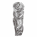 Best temporary tattoo Maori sleeve - Skindesigned, full arm tattoo