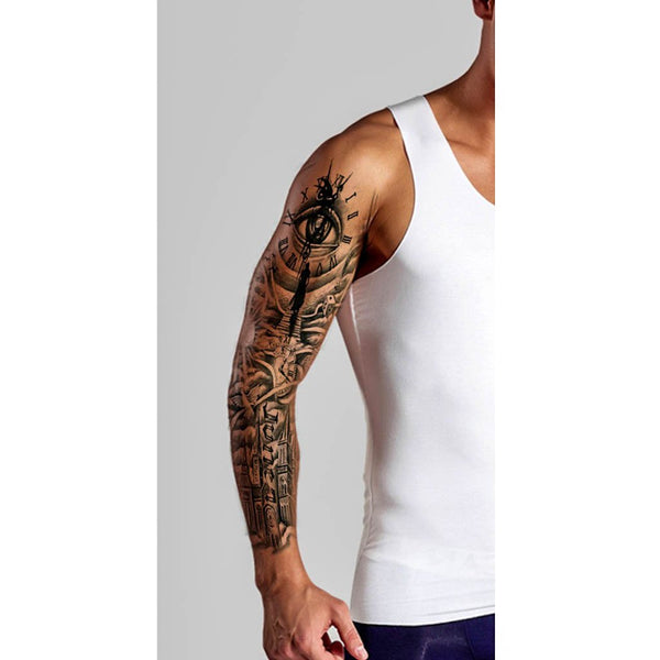 Tatouage éphémère Manchette Sleeve Tortue Maori, Tatouage Temporaire  Manchette Sleeve Tortue Maori Exclusif Dessiné à La Main - Etsy Israel