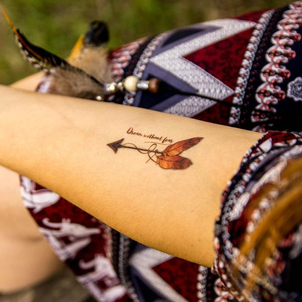native american arrow tattoo