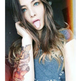 Fake sleeve tattoo - Fox | Temporary Tattoo Man Women | Skindesigned