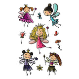 Kids temporary tattoos - Child cute fairies - Skindesigned