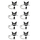 Temporary Cats Tattoo - Cute Ephemeral Tattoo Ankle Finger