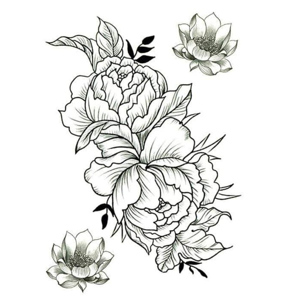 Black lotus flower outline.Vector illustration for icon,sticker,printable  and tattoo 7823394 Vector Art at Vecteezy
